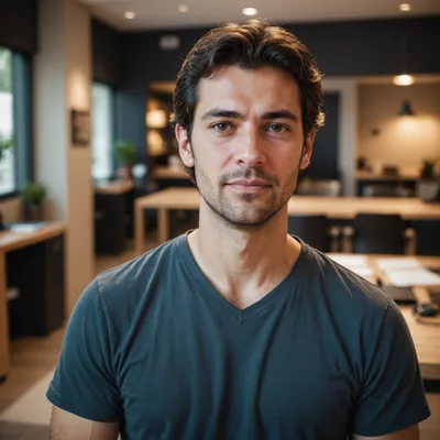 Manel Sort, CEO of Games4ALiving, in Barcelona studio